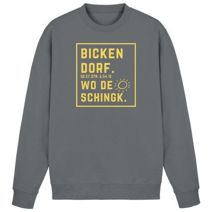 Wo de Sonn schingk - Bickendorf Druck - Basic Sweatshirt