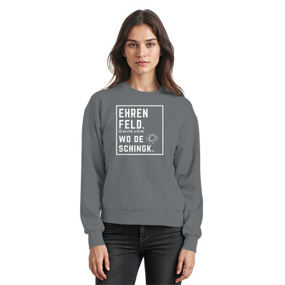 Wo de Sonn schingk - Ehrenfeld Druck - Basic Sweatshirt