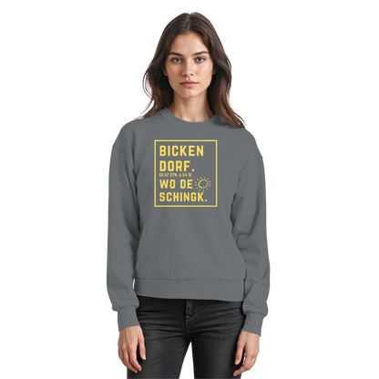 Wo de Sonn schingk - Bickendorf Druck - Basic Sweatshirt
