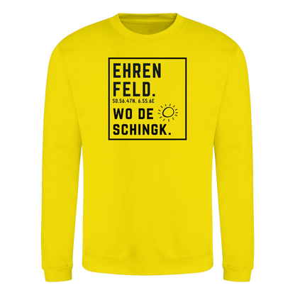 Wo de Sonn schingk - Ehrenfeld Druck  - Basic Sweatshirt