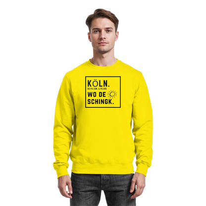 Wo de Sonn schingk - Köln Druck   - Basic Sweatshirt