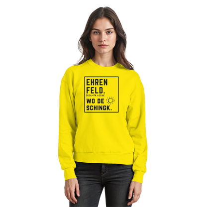Wo de Sonn schingk - Ehrenfeld Druck  - Basic Sweatshirt
