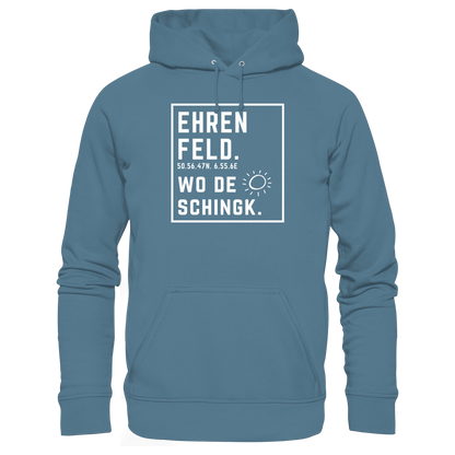 Wo de Sonn schingk - Ehrenfeld Druck - Basic Unisex Hoodie