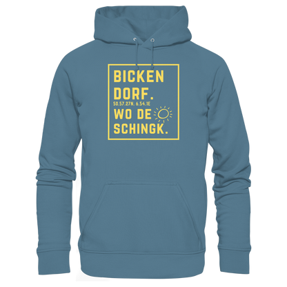 Wo de Sonn schingk - Bickendorf Druck - Basic Unisex Hoodie