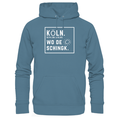 Wo de Sonn schingk - Köln Druck - Basic Unisex Hoodie