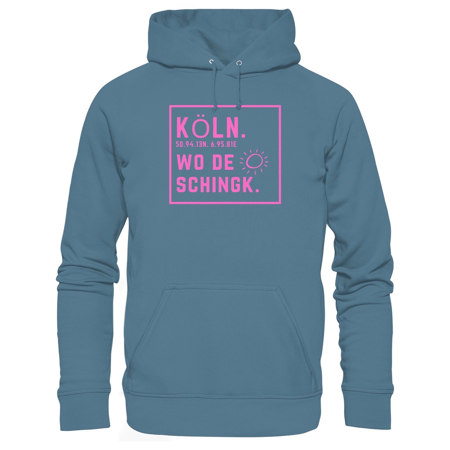 Wo de Sonn schingk - Köln Druck  - Basic Unisex Hoodie