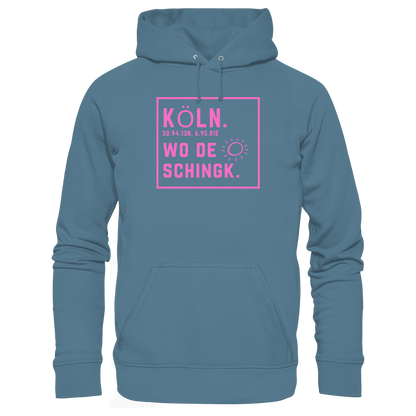 Wo de Sonn schingk - Köln Druck  - Basic Unisex Hoodie