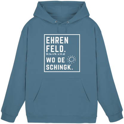 Wo de Sonn schingk - Ehrenfeld Druck - Basic Unisex Hoodie