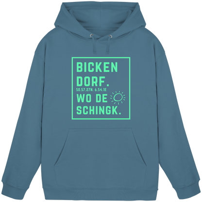 Wo de Sonn schingk - Bickendorf Druck - Basic Unisex Hoodie