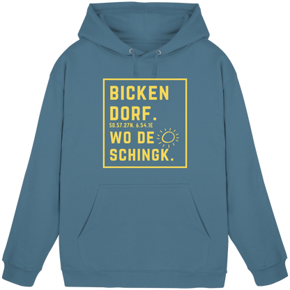 Wo de Sonn schingk - Bickendorf Druck - Basic Unisex Hoodie