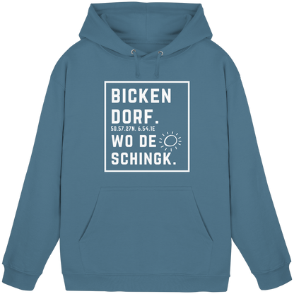 Wo de Sonn schingk - Bickendorf Druck - Basic Unisex Hoodie