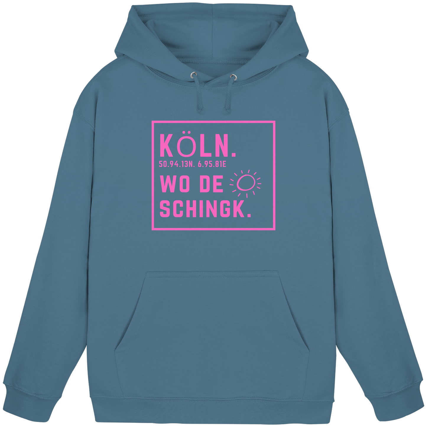Wo de Sonn schingk - Köln Druck  - Basic Unisex Hoodie