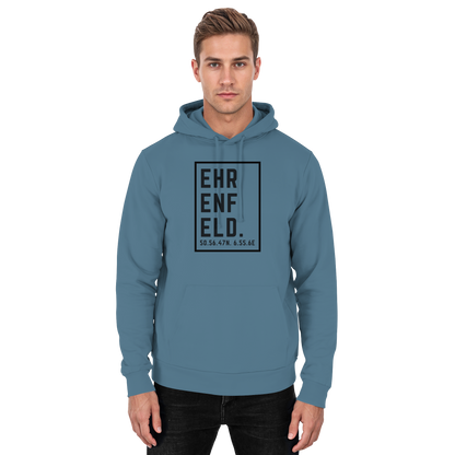 Ehrenfeld Koordinaten (großer Druck auf der Brust) - Basic Unisex Hoodie