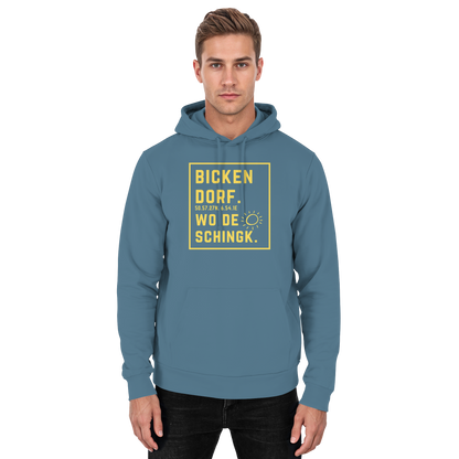 Wo de Sonn schingk - Bickendorf Druck - Basic Unisex Hoodie