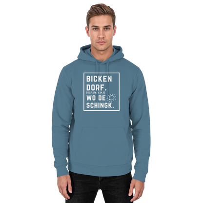Wo de Sonn schingk - Bickendorf Druck - Basic Unisex Hoodie