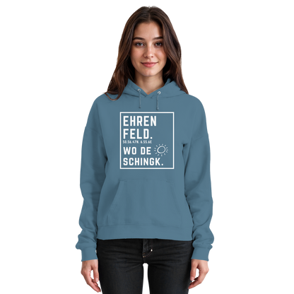 Wo de Sonn schingk - Ehrenfeld Druck - Basic Unisex Hoodie