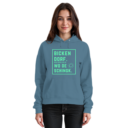 Wo de Sonn schingk - Bickendorf Druck - Basic Unisex Hoodie