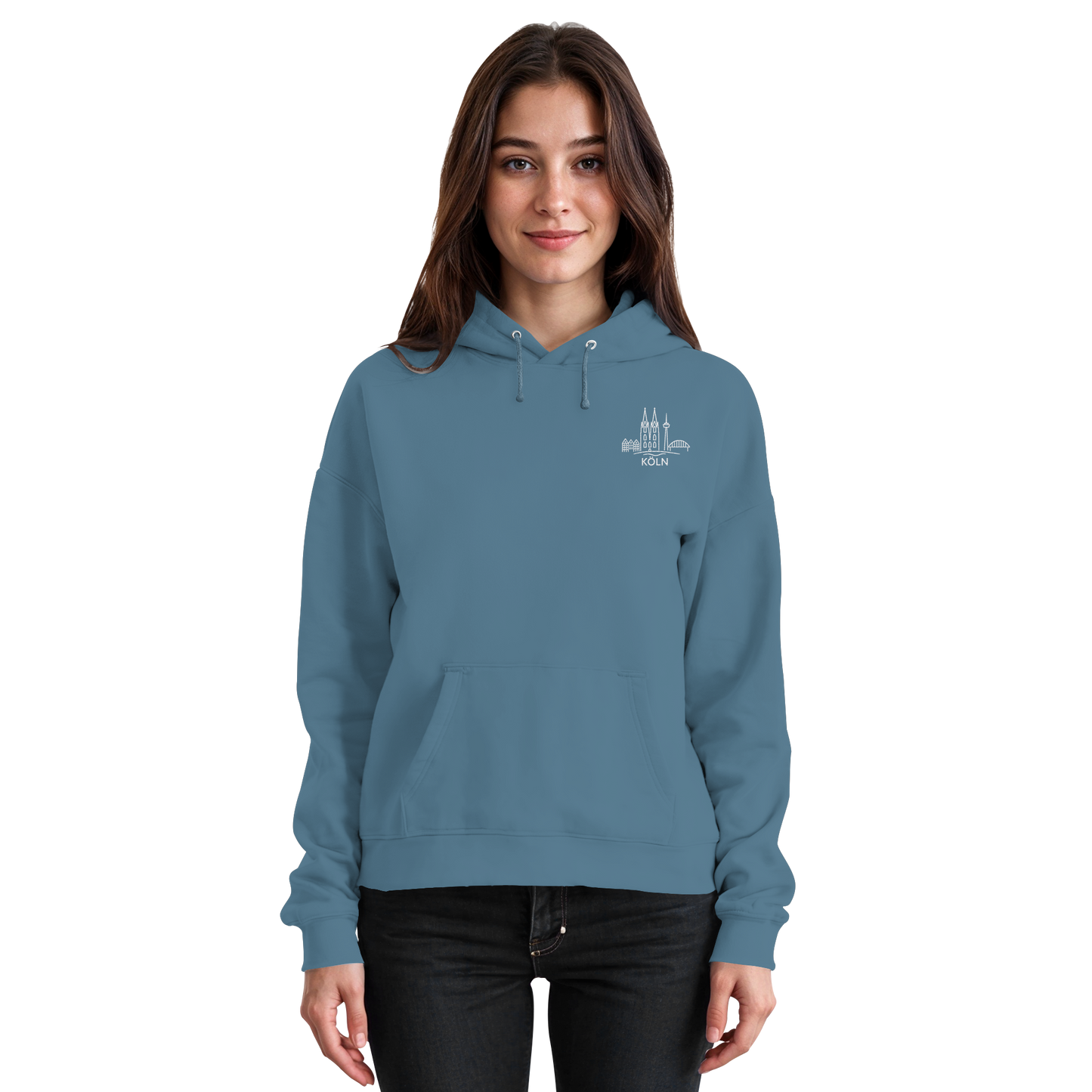 Köln Skyline Stick - Basic Unisex Hoodie