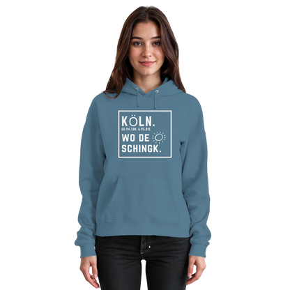 Wo de Sonn schingk - Köln Druck - Basic Unisex Hoodie