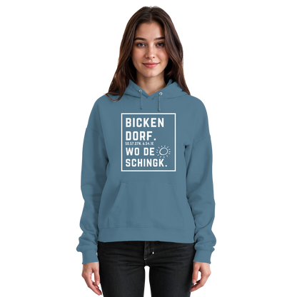 Wo de Sonn schingk - Bickendorf Druck - Basic Unisex Hoodie