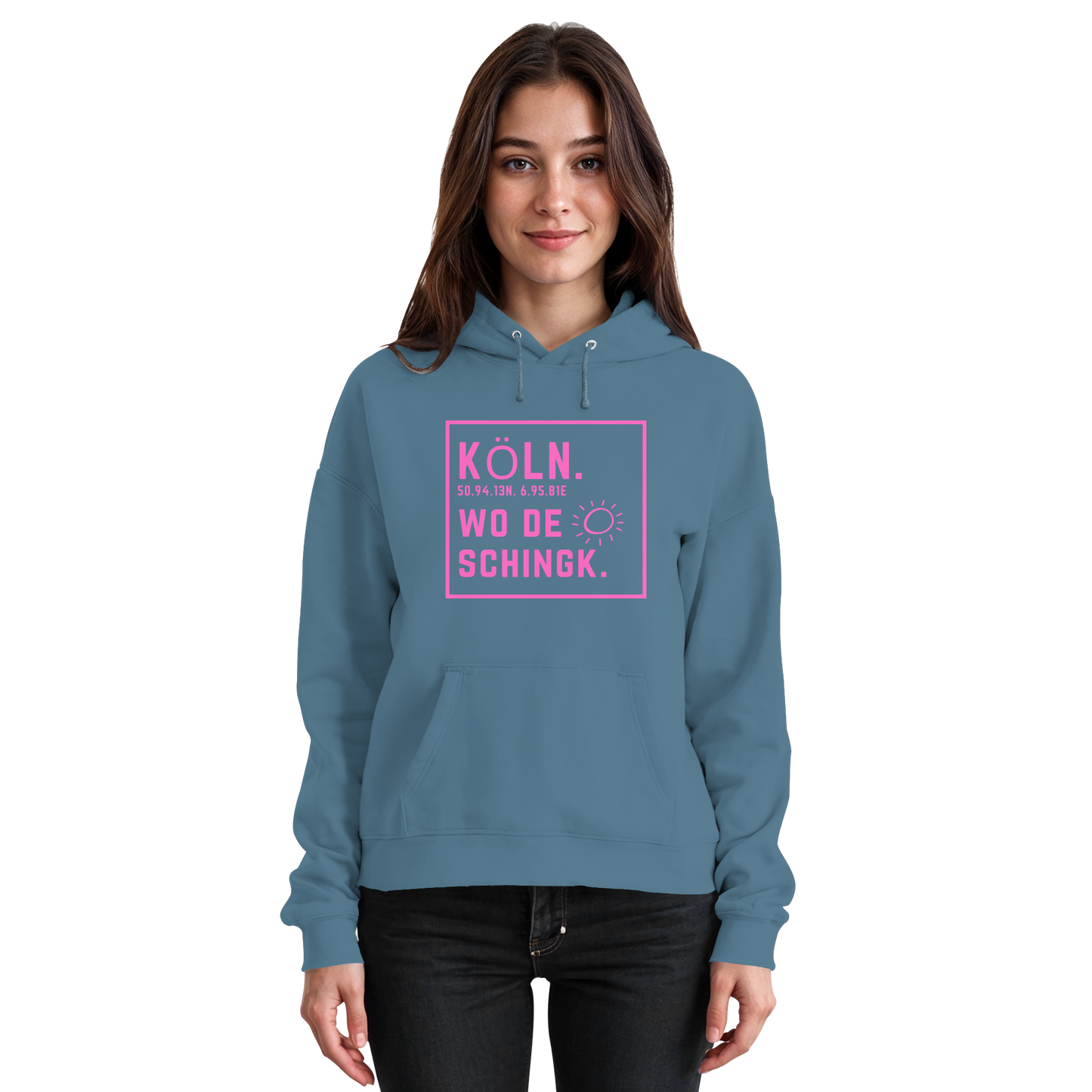 Wo de Sonn schingk - Köln Druck  - Basic Unisex Hoodie