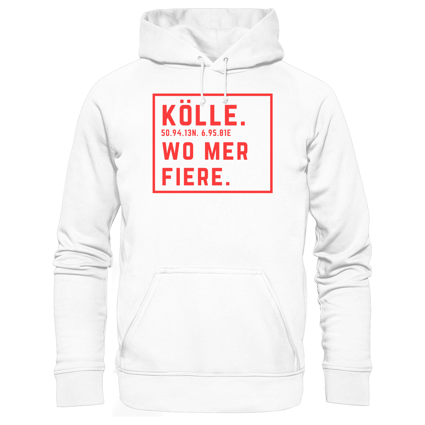 Kölle Fiere Druck - Basic Unisex Hoodie