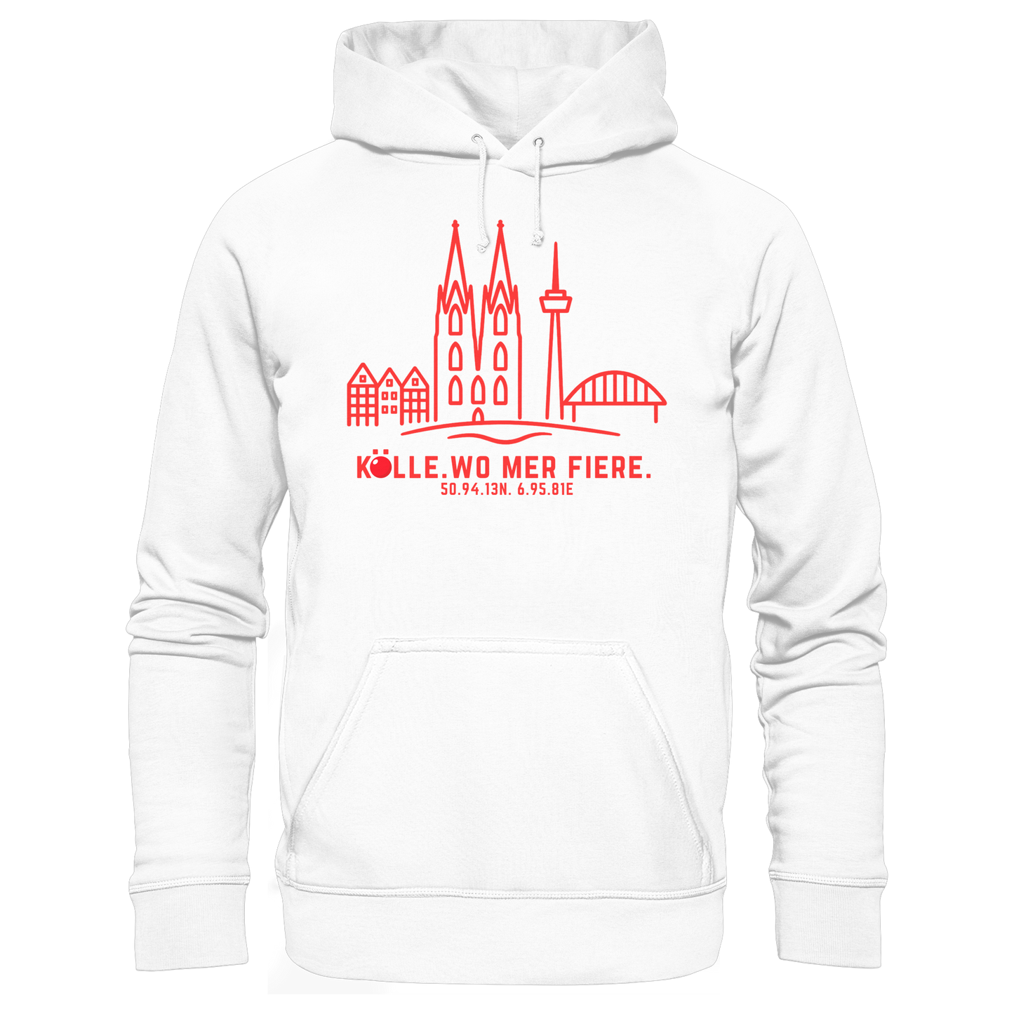 Skyline Fiere Druck  - Basic Unisex Hoodie