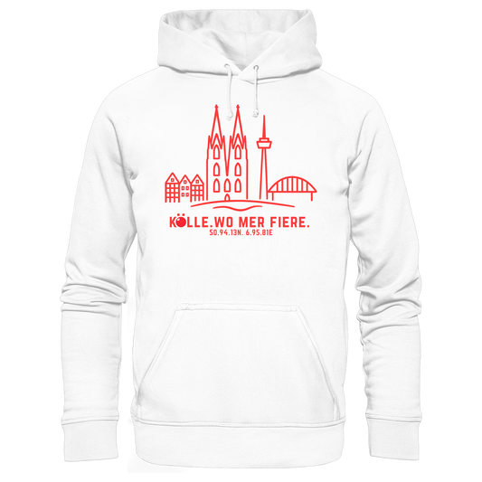Skyline Fiere Druck  - Basic Unisex Hoodie