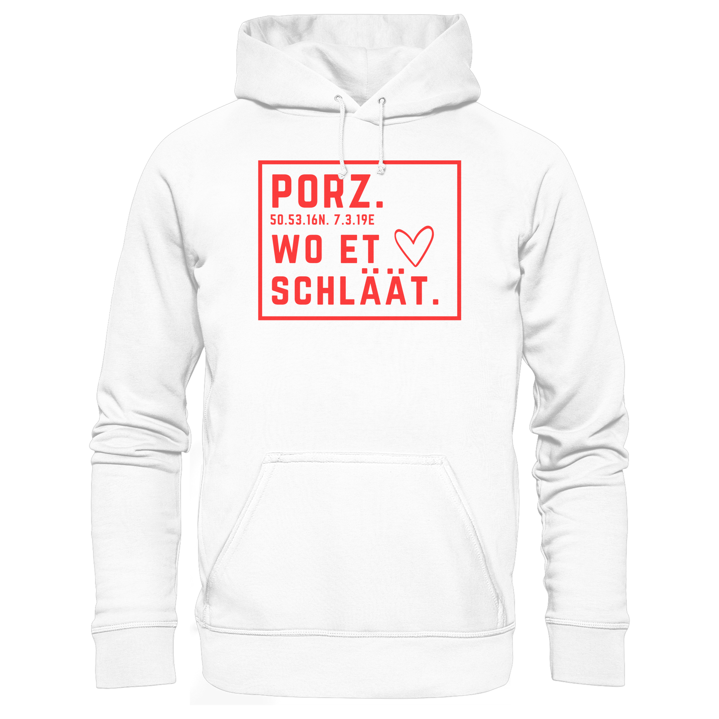 Porz Hätz Druck - Basic Unisex Hoodie