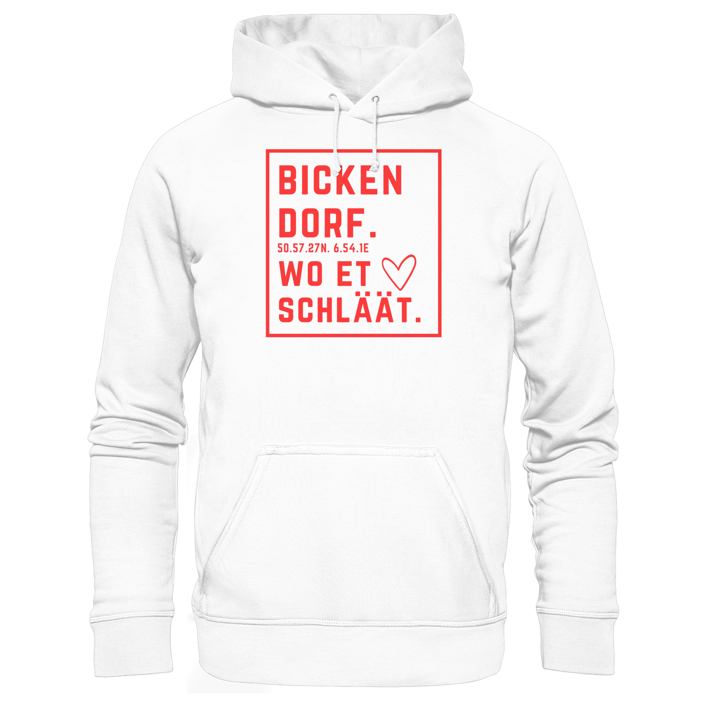 Bickendorf Hätz Druck  - Basic Unisex Hoodie