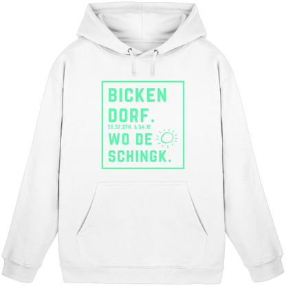 Wo de Sonn schingk - Bickendorf Druck - Basic Unisex Hoodie