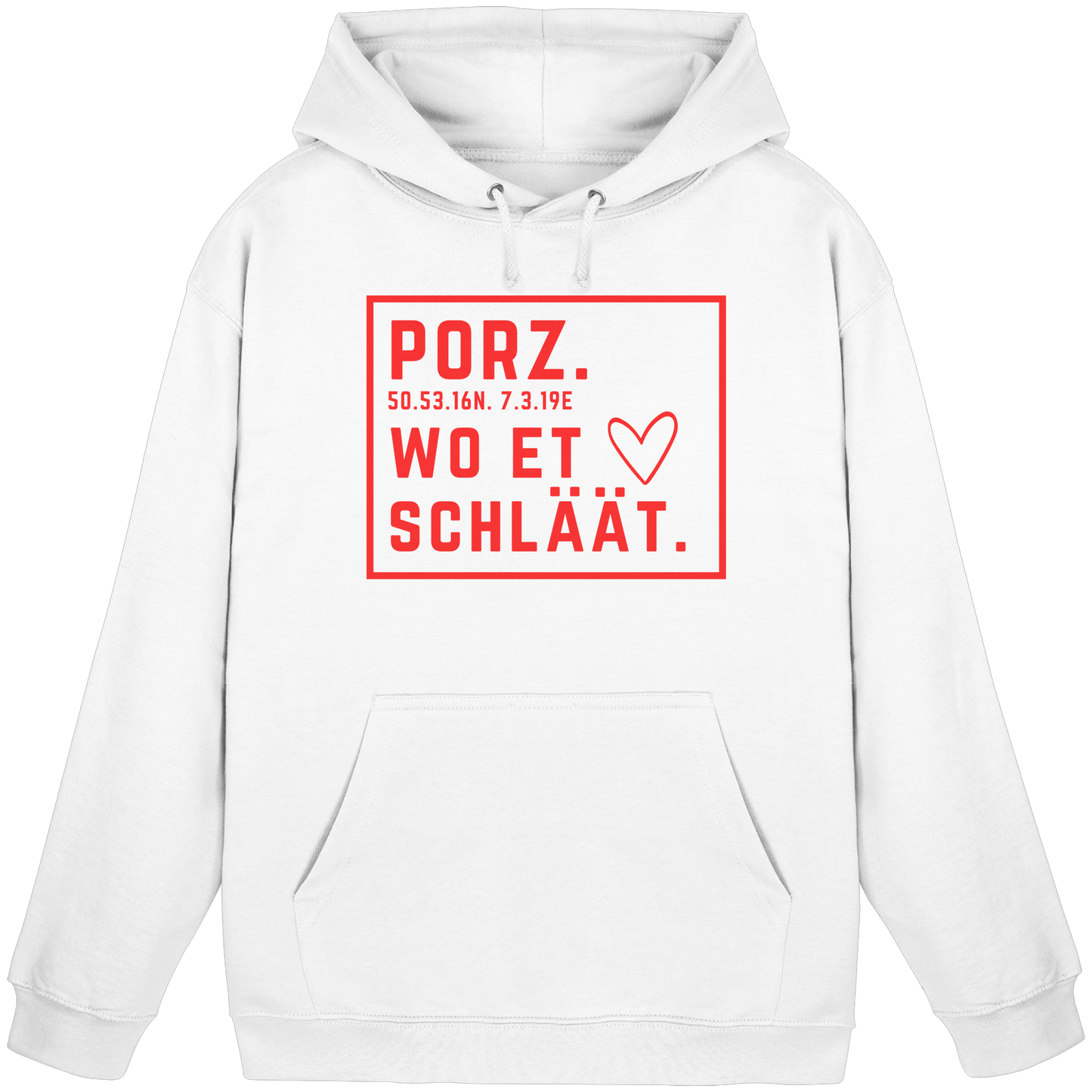 Porz Hätz Druck - Basic Unisex Hoodie