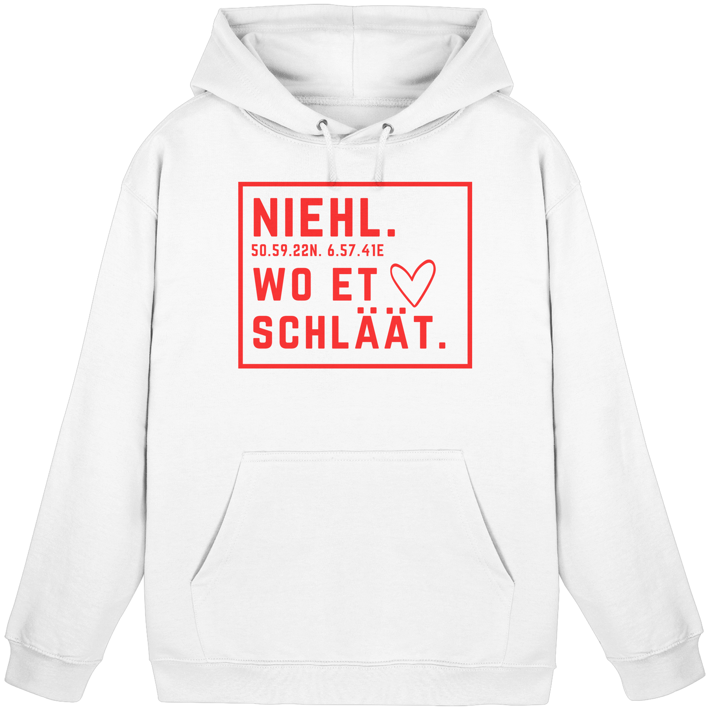 Niehl Hätz Druck - Basic Unisex Hoodie