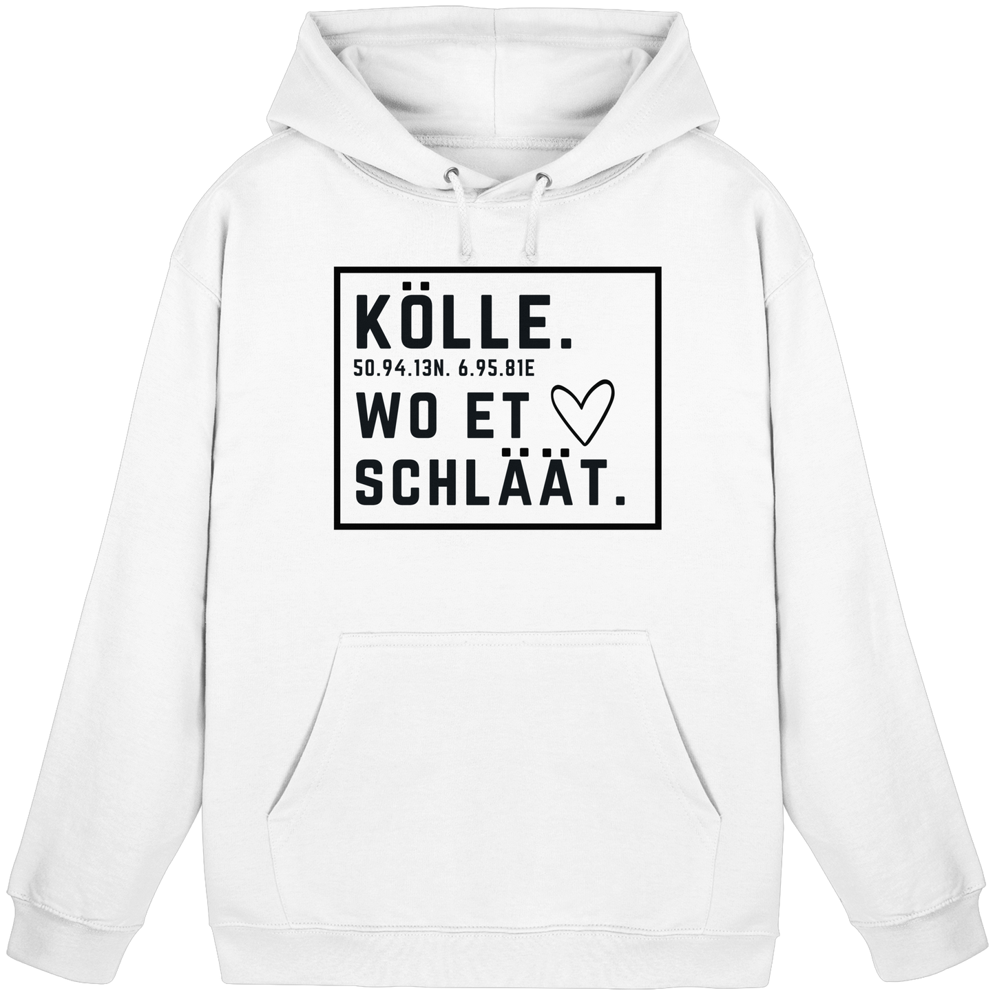 Kölle Hätz Druck - Basic Unisex Hoodie
