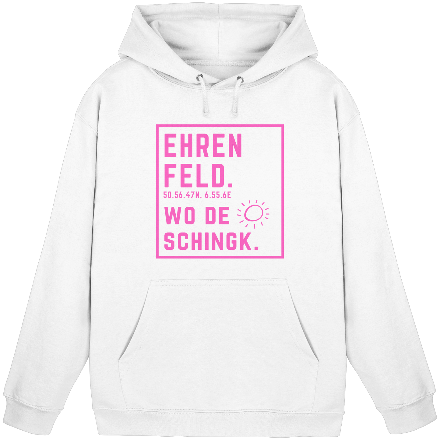Wo de Sonn schingk - Ehrenfeld Druck   - Basic Unisex Hoodie