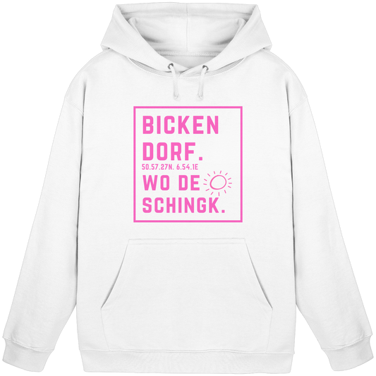 Wo de Sonn schingk - Bickendorf Druck  - Basic Unisex Hoodie