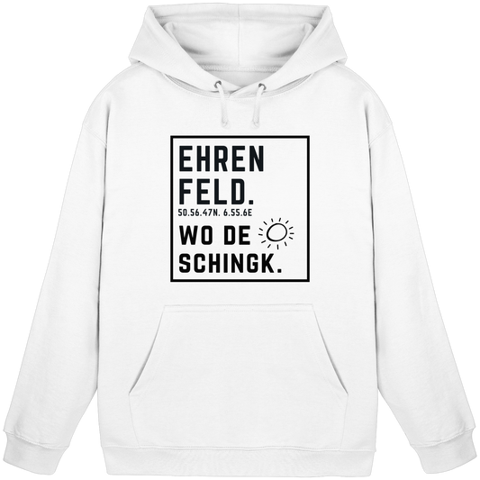 Wo de Sonn schingk - Ehrenfeld Druck  - Basic Unisex Hoodie