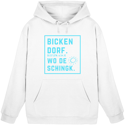 Wo de Sonn schingk - Bickendorf Druck - Basic Unisex Hoodie