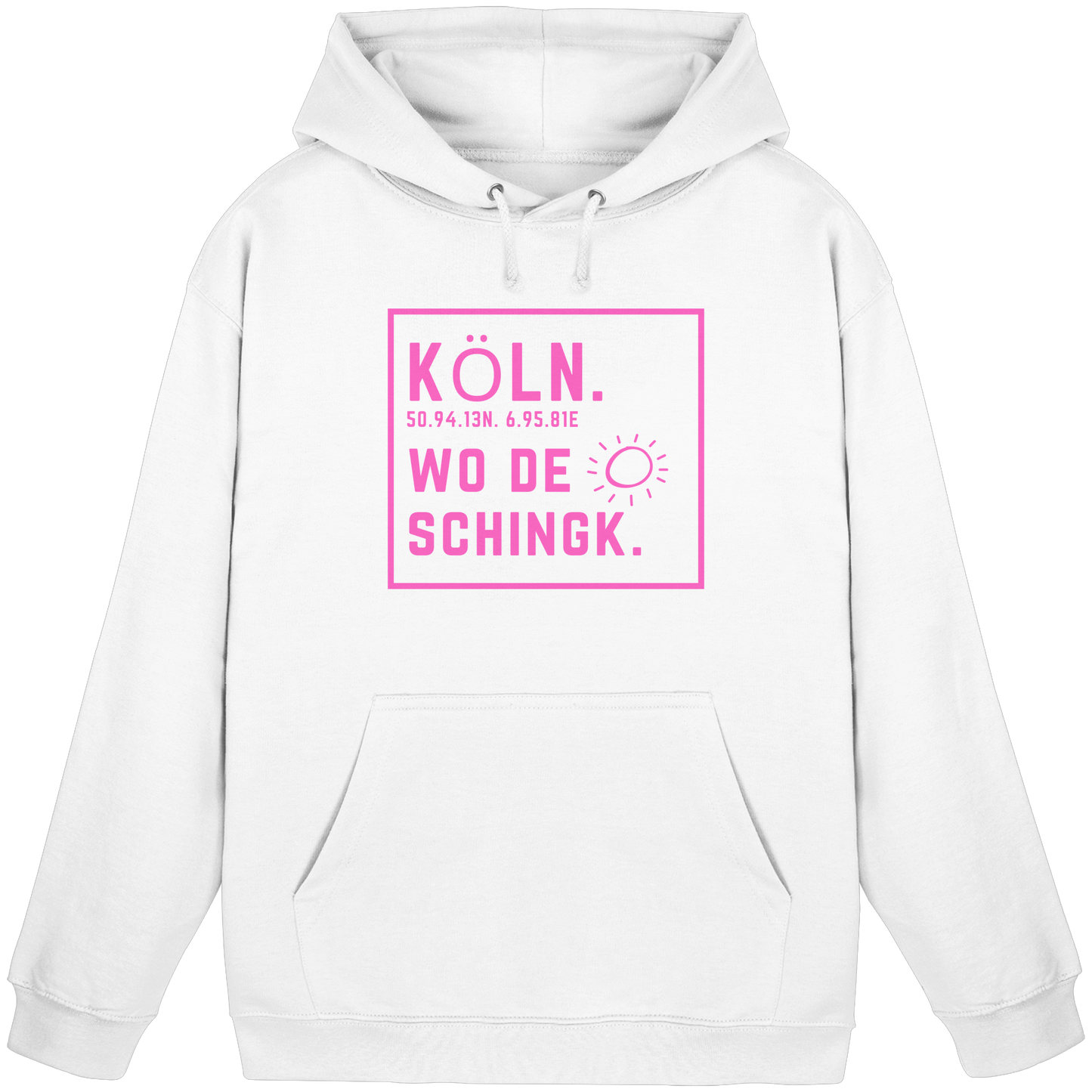 Wo de Sonn schingk - Köln Druck  - Basic Unisex Hoodie