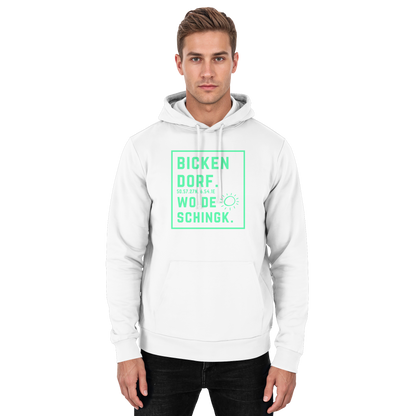 Wo de Sonn schingk - Bickendorf Druck - Basic Unisex Hoodie