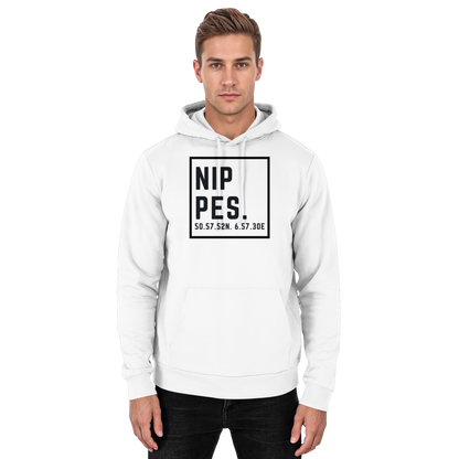 Nippes Koordinaten (großer Druck auf der Brust) - Basic Unisex Hoodie