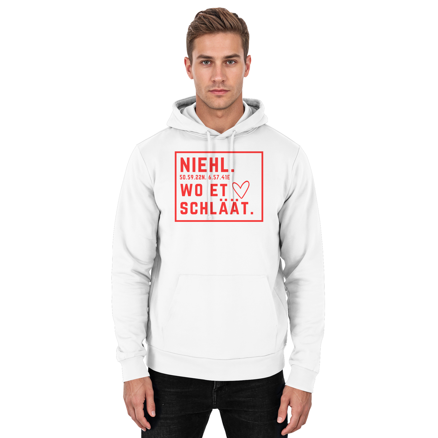 Niehl Hätz Druck - Basic Unisex Hoodie
