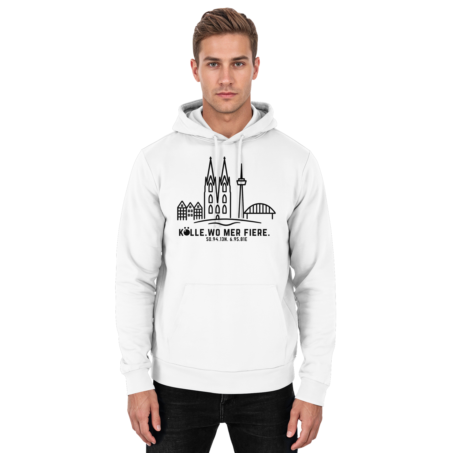 Skyline Fiere Druck - Basic Unisex Hoodie