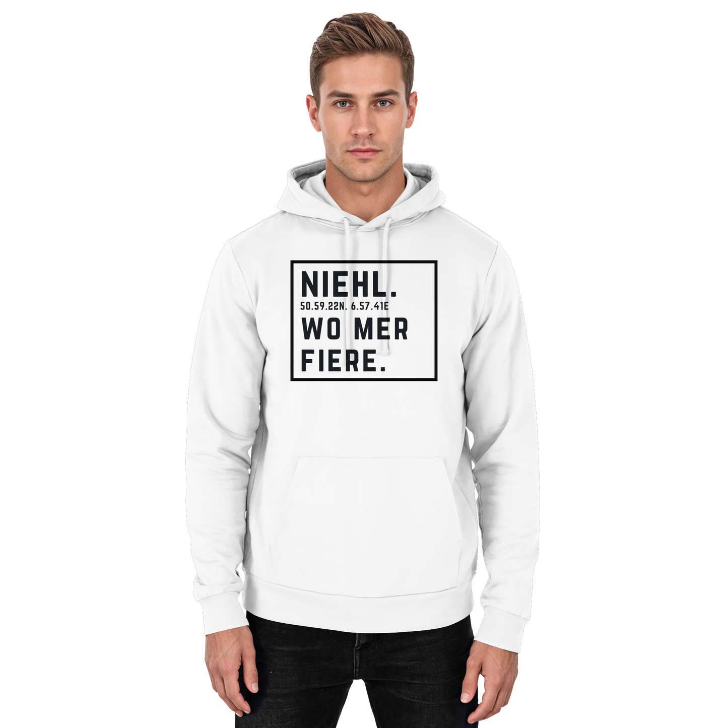 Niehl Fiere Druck - Basic Unisex Hoodie