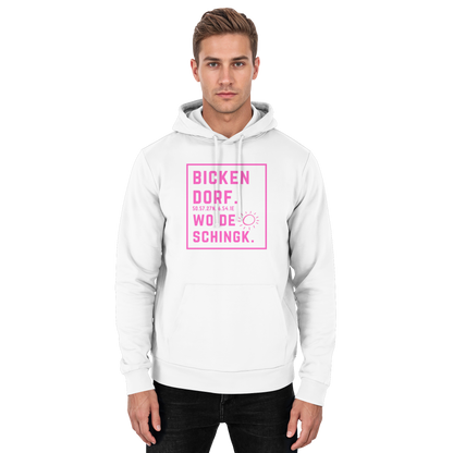 Wo de Sonn schingk - Bickendorf Druck  - Basic Unisex Hoodie