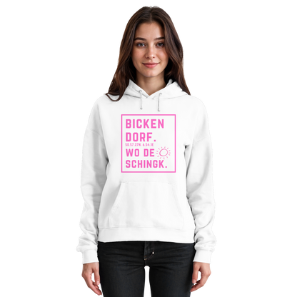 Wo de Sonn schingk - Bickendorf Druck  - Basic Unisex Hoodie