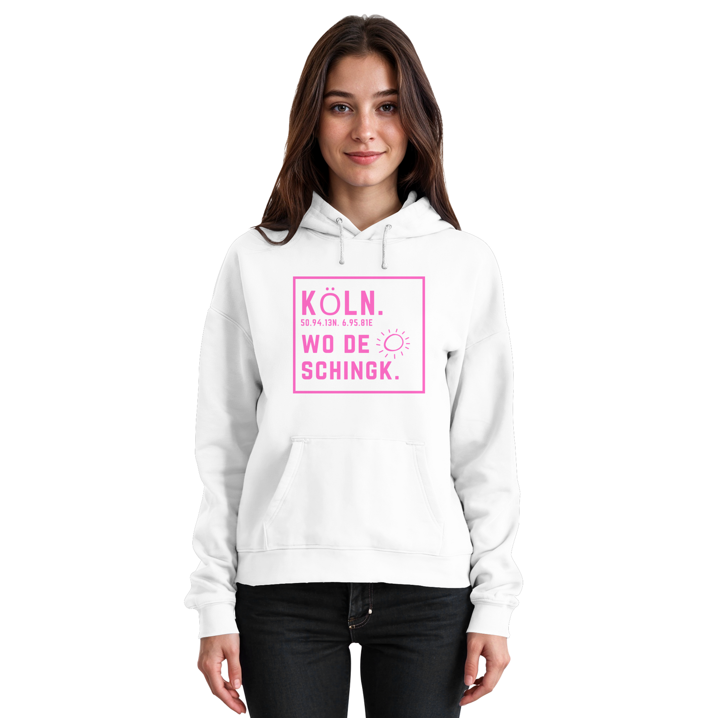 Wo de Sonn schingk - Köln Druck  - Basic Unisex Hoodie