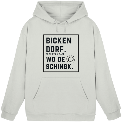 Wo de Sonn schingk - Bickendorf Druck  - Basic Unisex Hoodie
