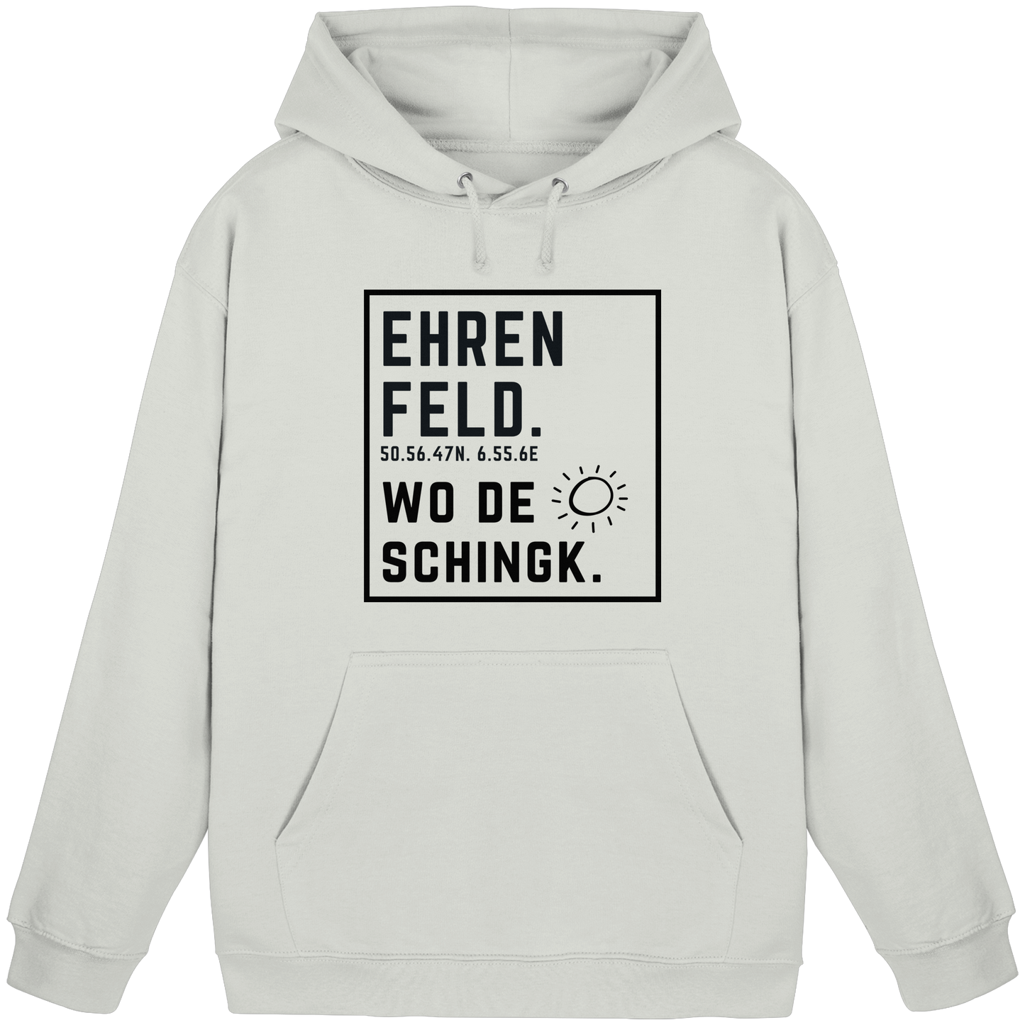 Wo de Sonn schingk - Ehrenfeld Druck  - Basic Unisex Hoodie