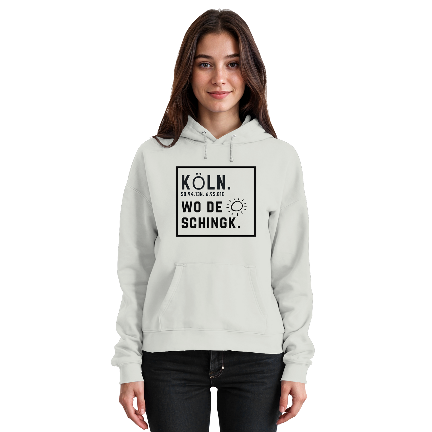 Wo de Sonn schingk - Köln Druck   - Basic Unisex Hoodie